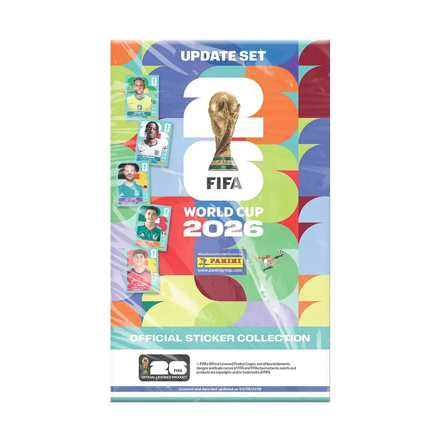 Update Set 120 cromos Panini FIFA World Cup 2026 colección oficial