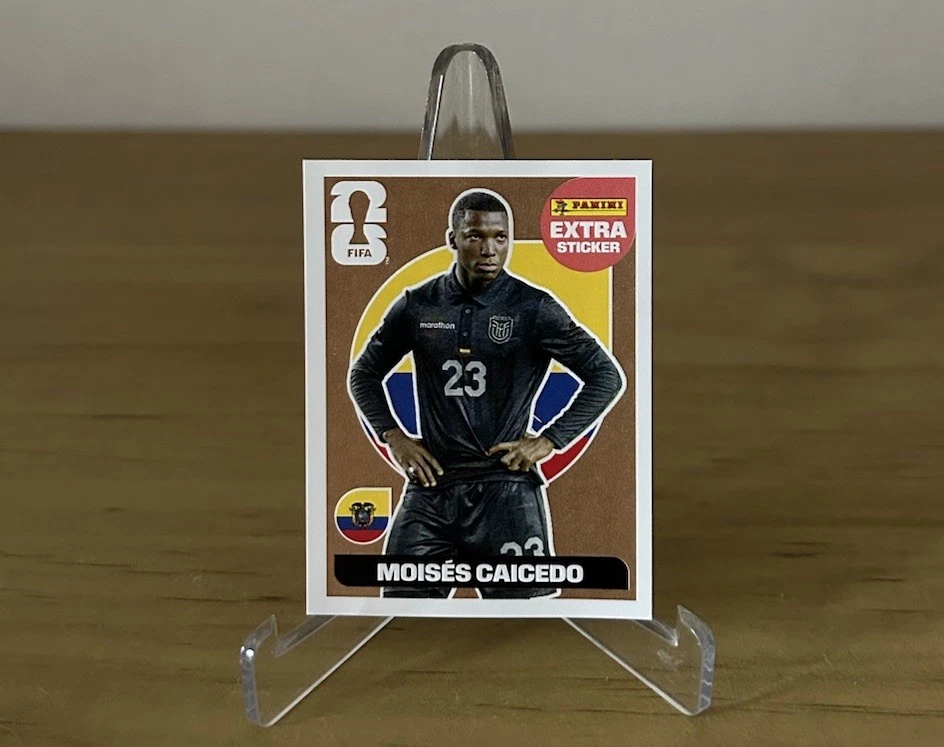 Extra Sticker Bronce Moisés Caicedo Panini FIFA World Cup 2026