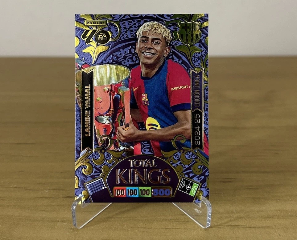 Carta Lamine Yamal Total Kings Balón de Oro Limitada Adrenalyn XL LaLiga 2025-26