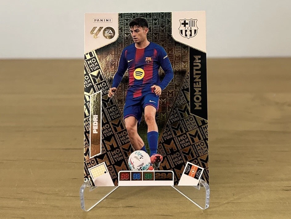 Carta Momentum Pedri FC Barcelona Adrenalyn XL LaLiga 2025-26 Panini