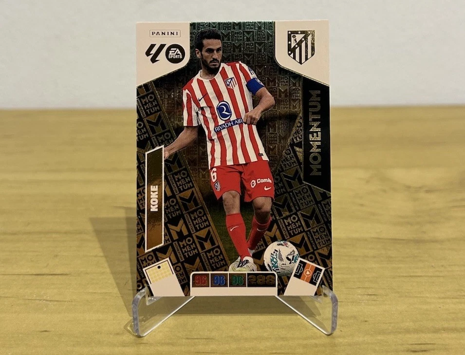 Carta Momentum Koke Atlético de Madrid Adrenalyn XL LaLiga 2025-26 Panini