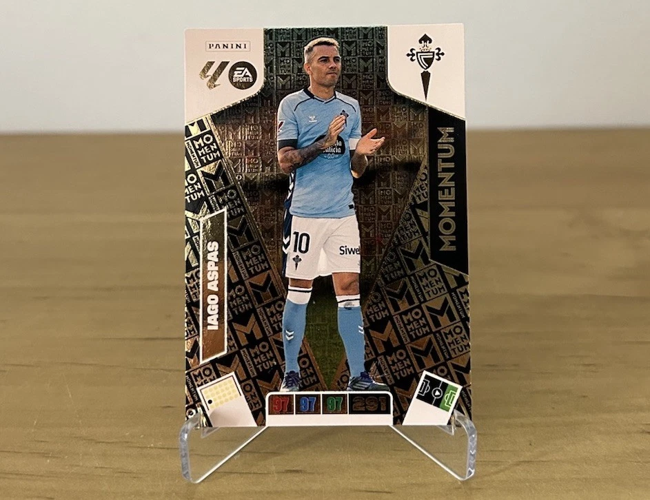 Carta Momentum Iago Aspas Celta de Vigo Adrenalyn XL LaLiga 2025-26 Panini
