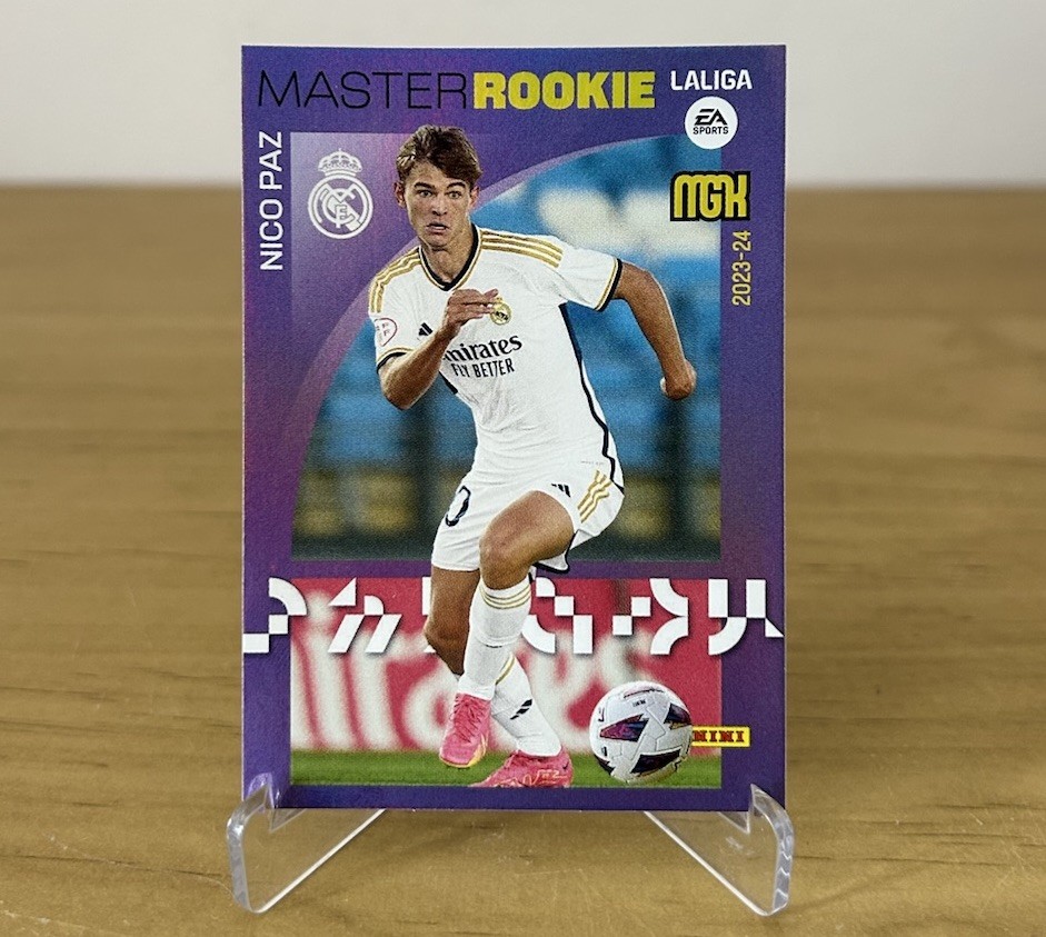 Carta Nico Paz Máster Rookie 514 Megacracks LaLiga 2023-24 Real Madrid