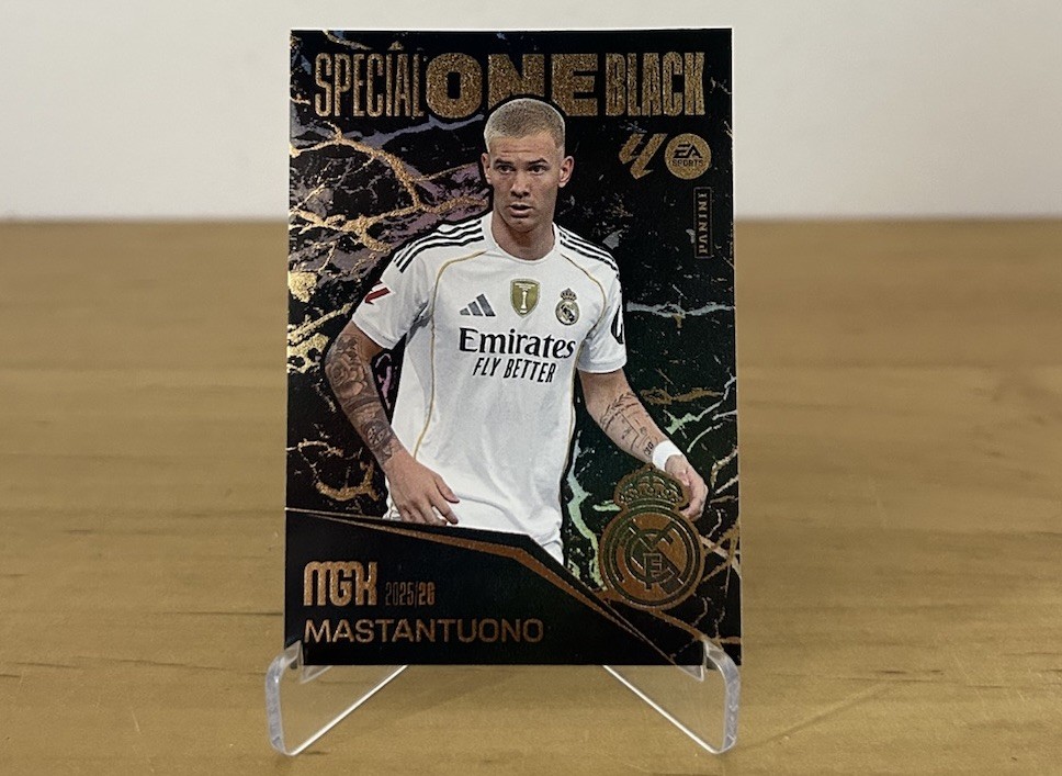 Carta Franco Mastantuono Special One Black Megacracks LaLiga 2025-26 Real Madrid