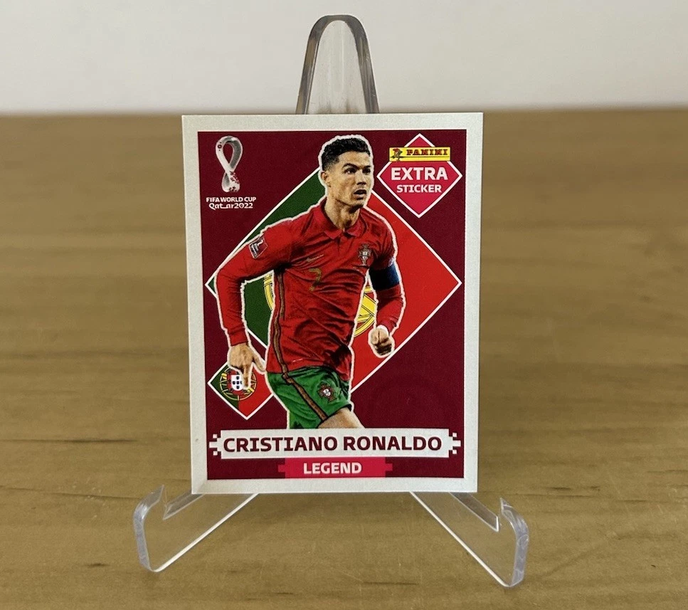 Extra Sticker Legend Cristiano Ronaldo Panini FIFA World Cup Qatar 2022