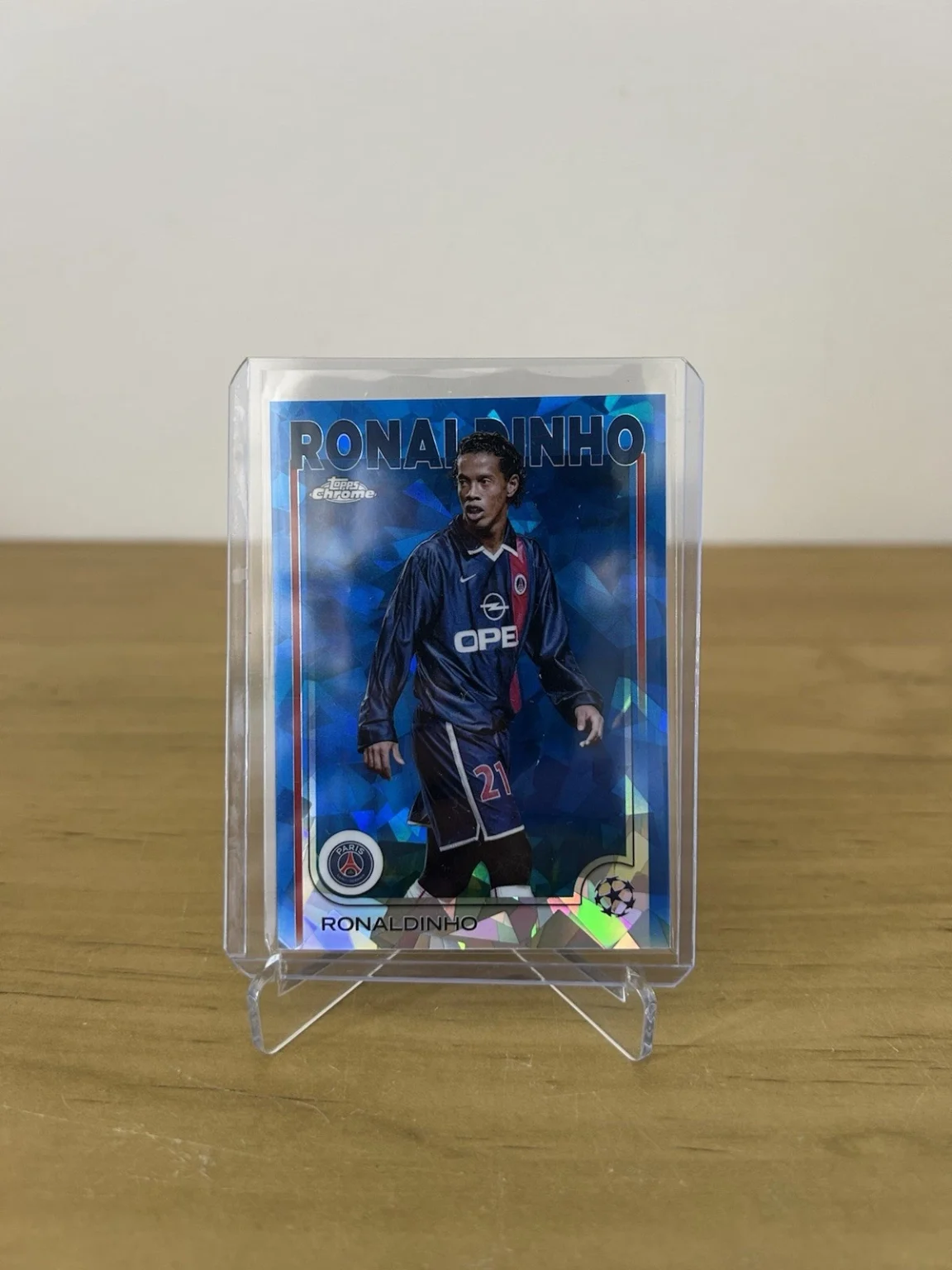 Carta Ronaldinho Image Variation SP 173 Topps Chrome Sapphire UCC 2024