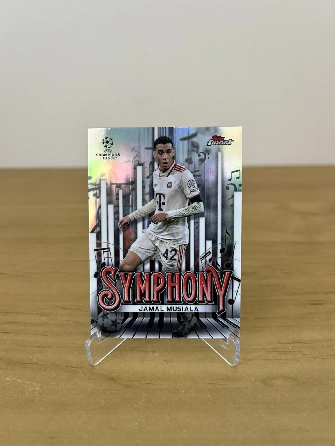 Carta Jamal Musiala Symphony SY-9 Topps Finest UEFA 2024-25 Bayern München