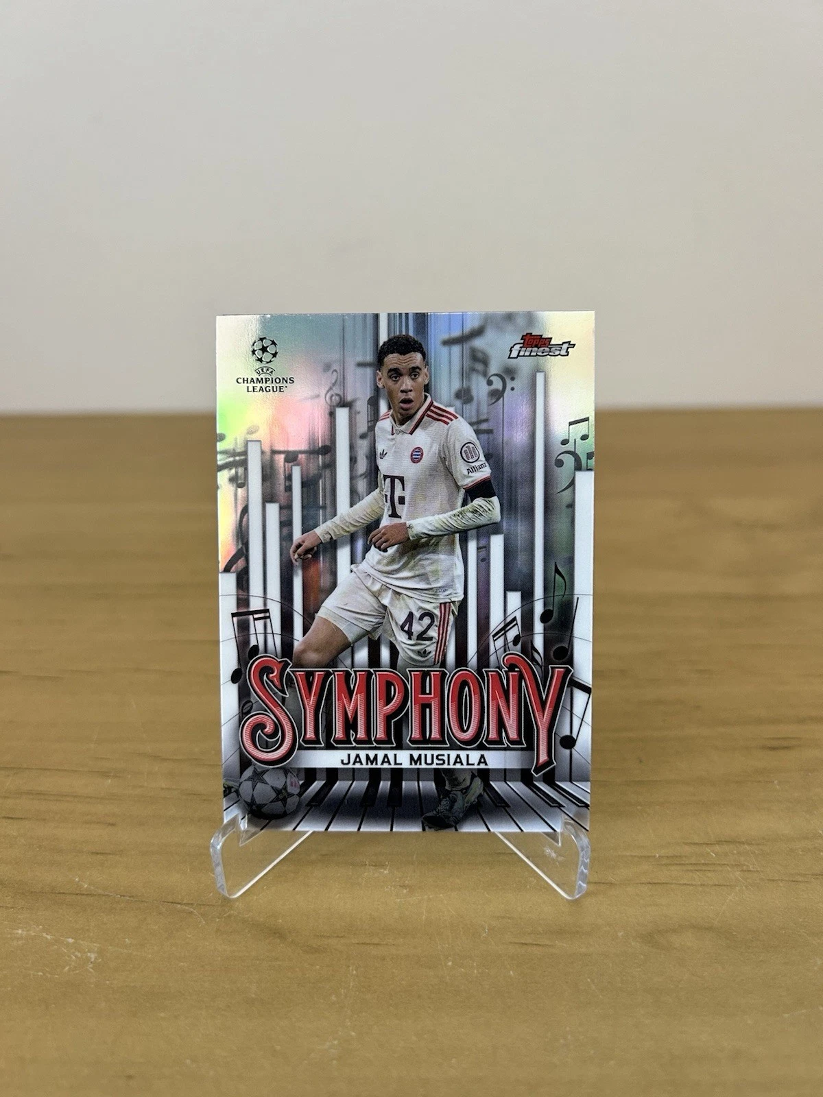 Carta Jamal Musiala Symphony SY-9 Topps Finest UEFA 2024-25 Bayern München