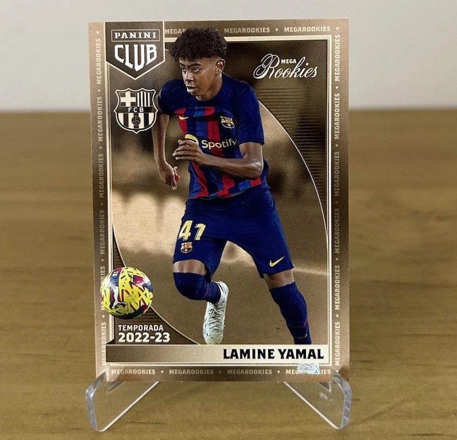 Carta Lamine Yamal Mega Rookies Panini Club FC Barcelona 2024-25