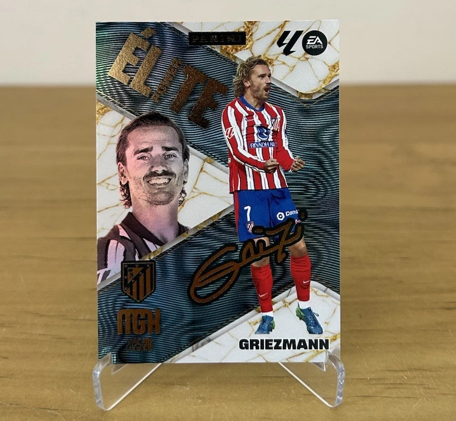 Carta Griezmann Elite Power P6 Firmada Panini Megacracks LaLiga 2025-26