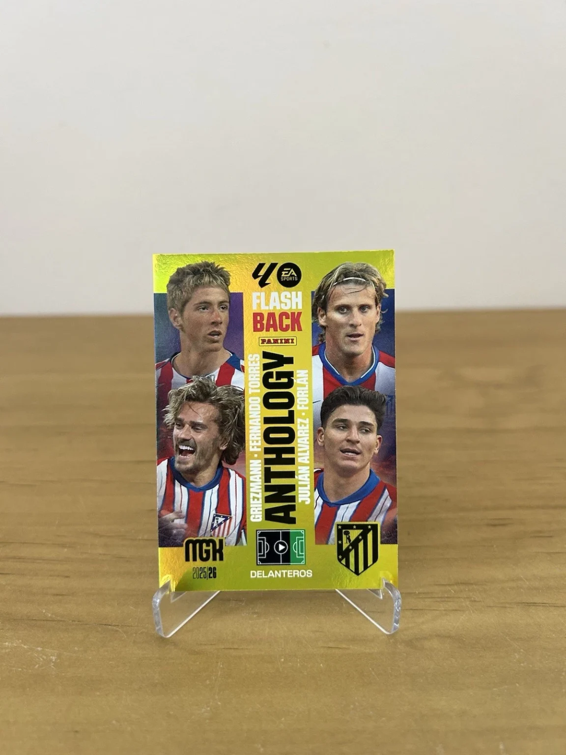 Carta Flashback Anthology Fernando Torres Griezmann Panini Megacracks LaLiga 2025-26