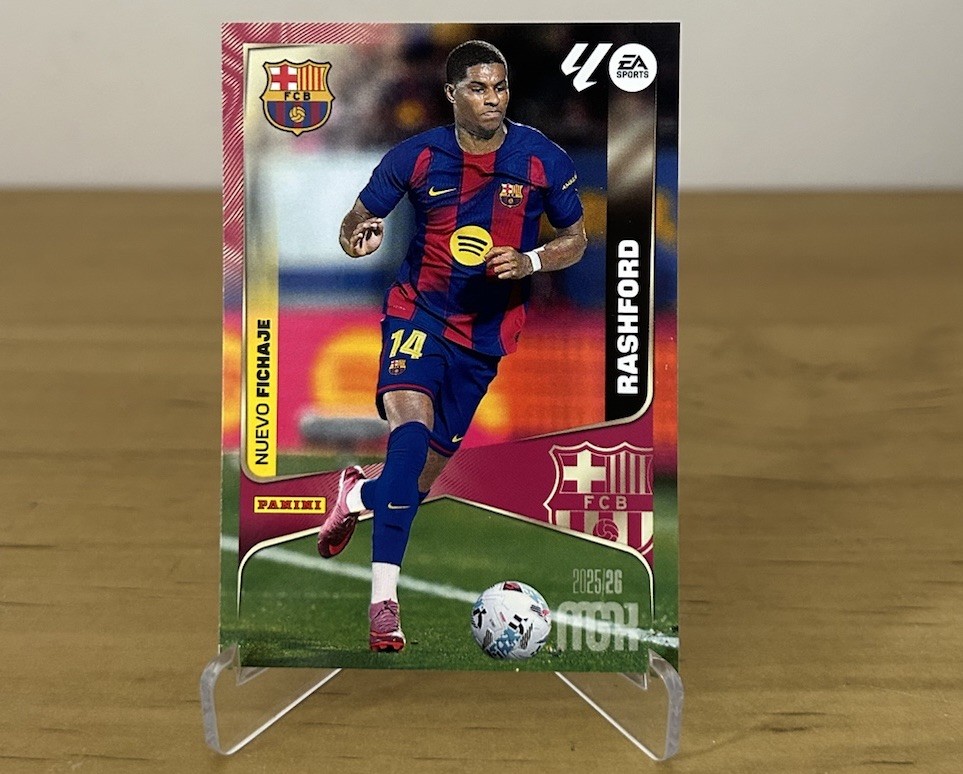 Carta Marcus Rashford Fichaje 462 Megacracks LaLiga 2025-26 Panini FC Barcelona