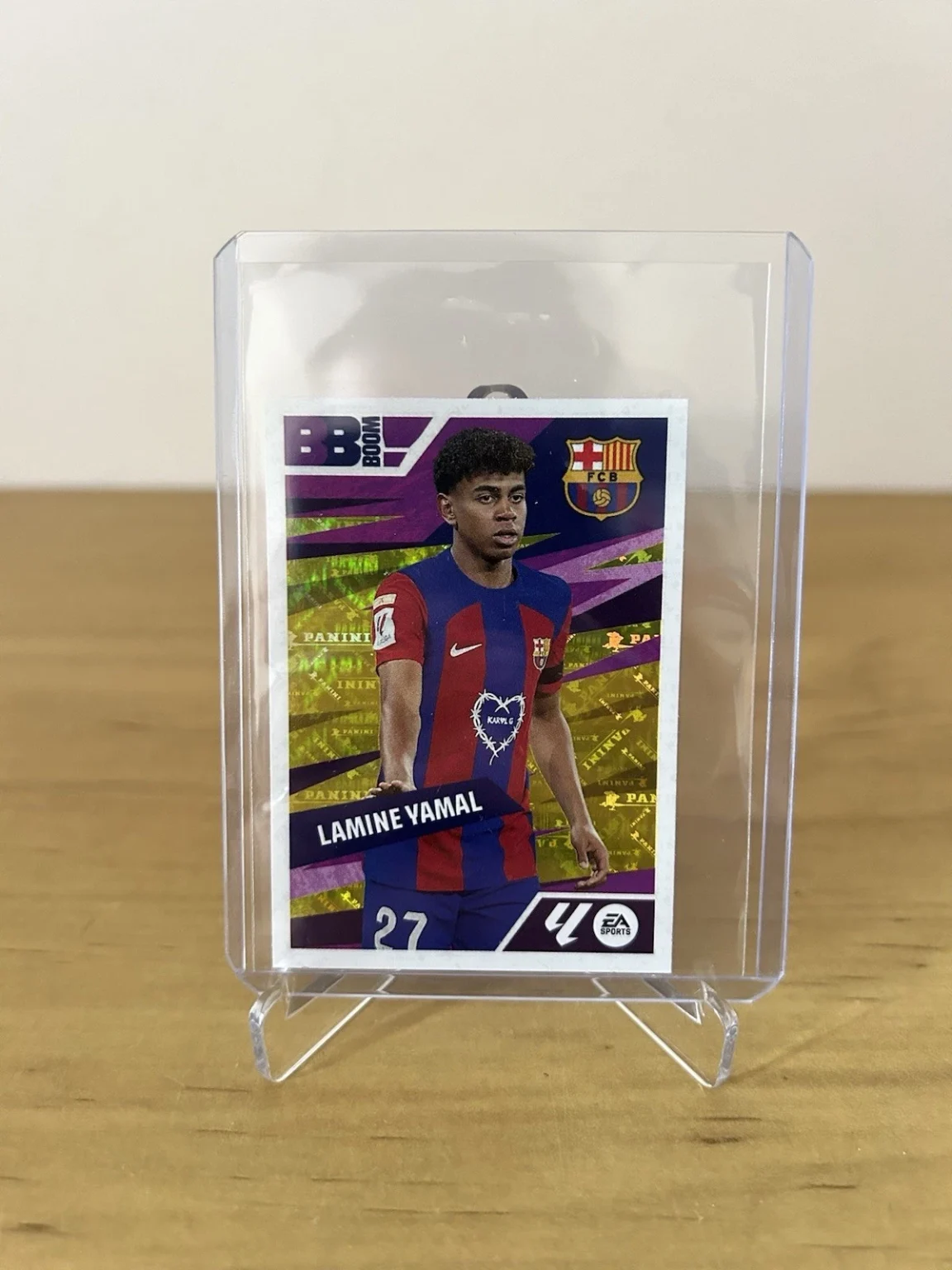Cromo Lamine Yamal BB Boom 13 FC Barcelona LaLiga Este 2024-25 Panini
