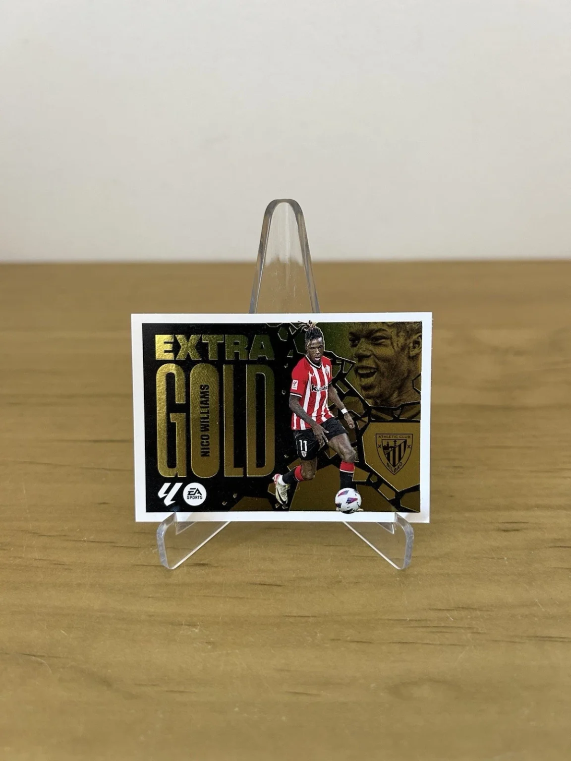 Cromo Nico Williams Extra Gold Athletic Club LaLiga Este 2024-25 Panini
