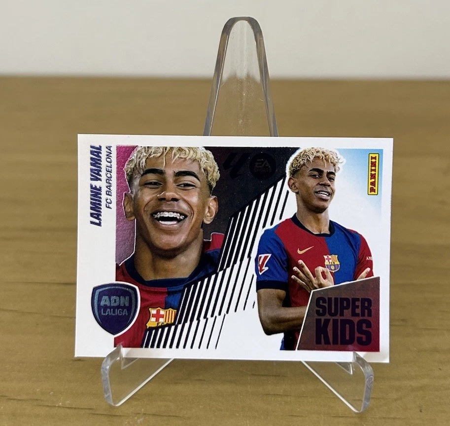 Cromo Lamine Yamal Super Kids ADN 14 LaLiga Este 2025-26 Panini