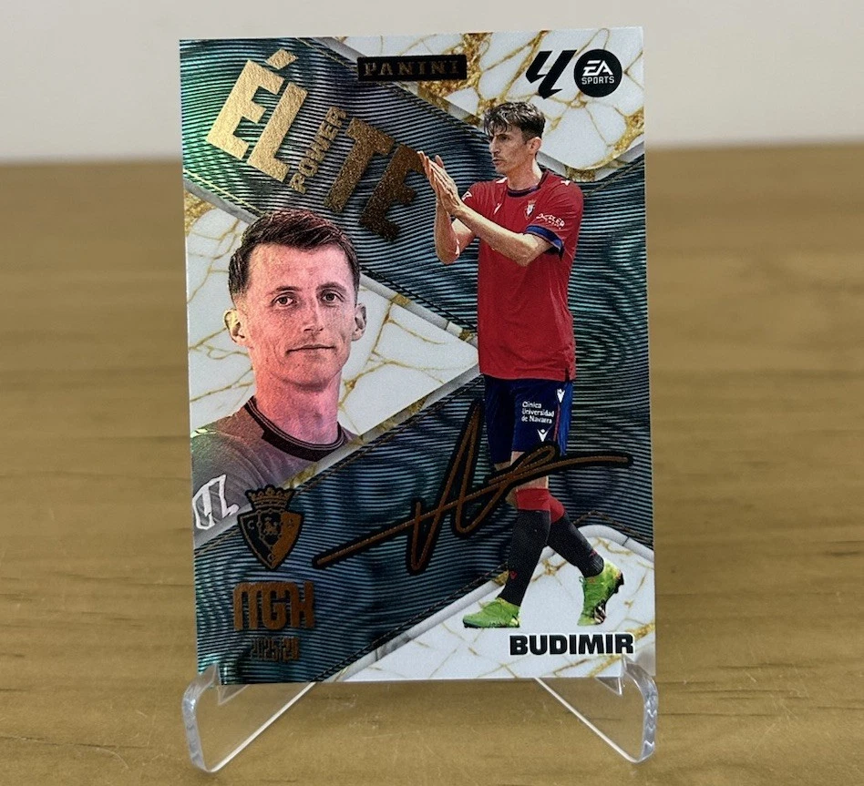Carta Ante Budimir Elite Power P2 Firmada CA Osasuna Panini Megacracks 2025-26