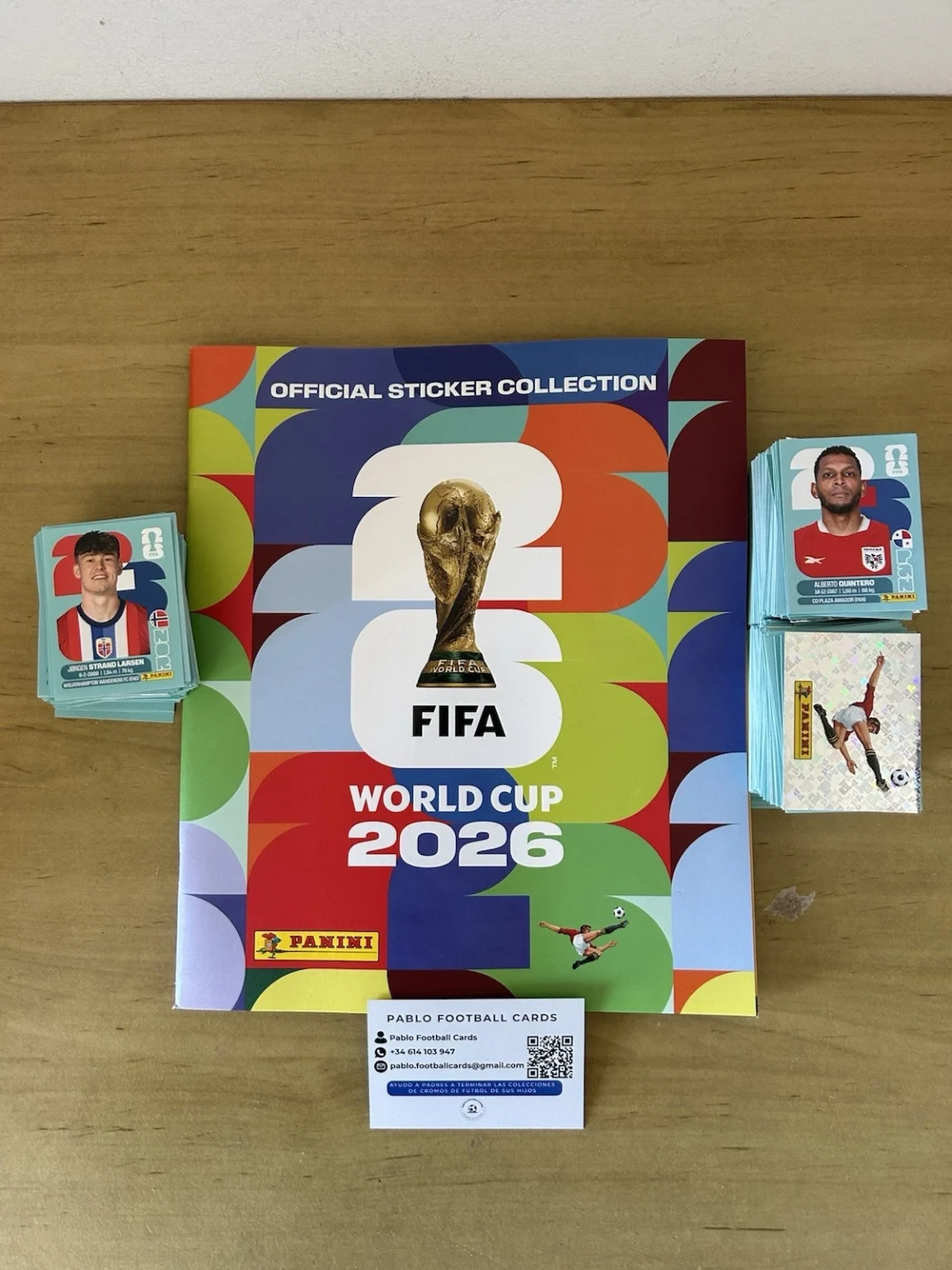 Colección completa Mundial FIFA World Cup 2026 Panini con álbum y 980 stickers