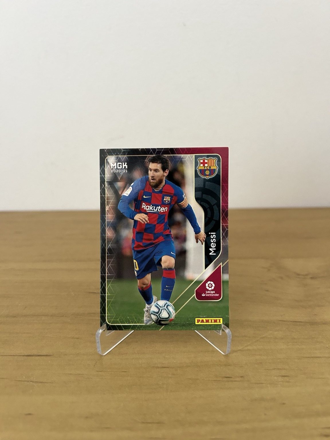 Carta Lionel Messi 70 Megacracks LaLiga 2020-21 Panini FC Barcelona