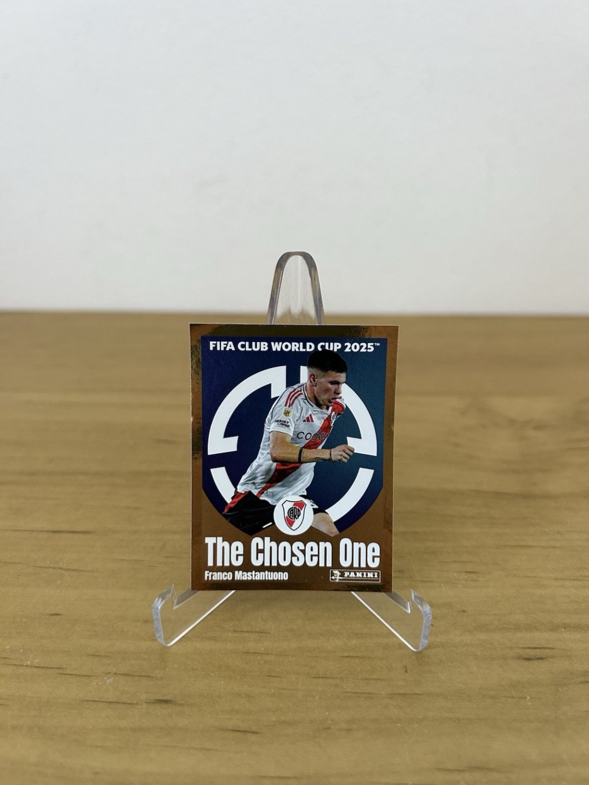 Carta Franco Mastantuono The Chosen One 277 Panini FIFA Club World Cup 2025 River Plate