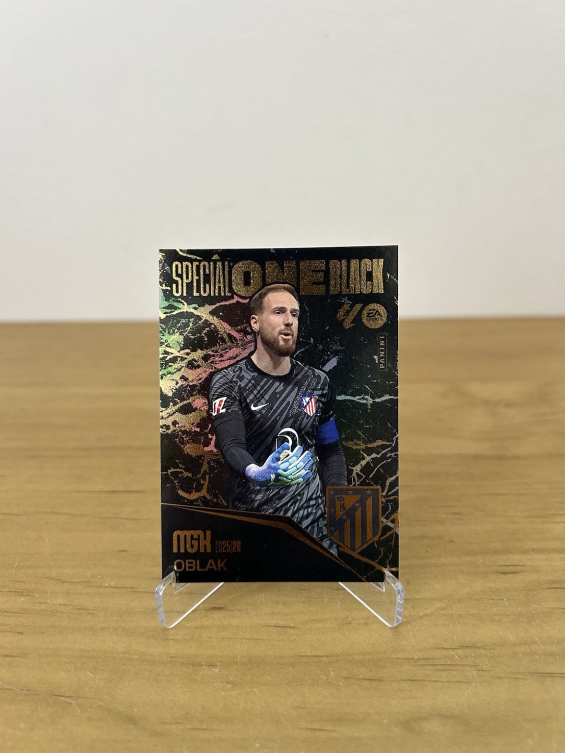 Carta Jan Oblak Special One Black Megacracks LaLiga 2025-26 Atlético de Madrid