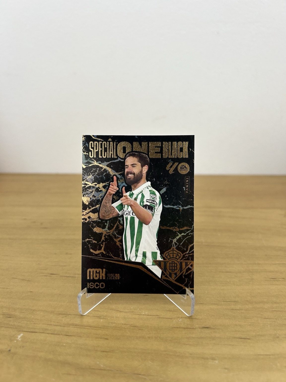 Carta Isco Alarcón Special One Black Megacracks LaLiga 2025-26 Real Betis