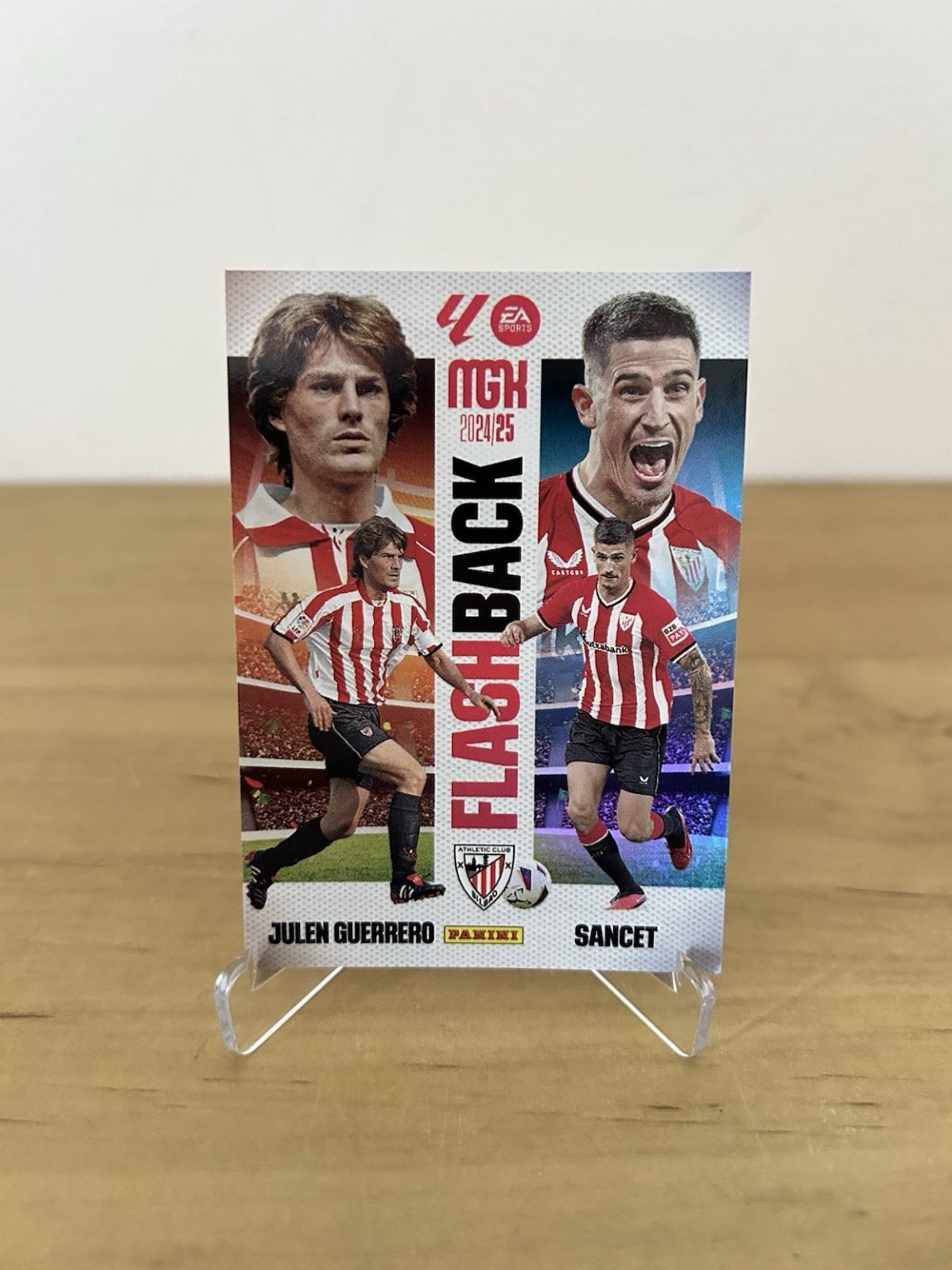 Carta Flashback 428 Julen Guerrero y Sancet Megacracks LaLiga 2024-25 Athletic Club