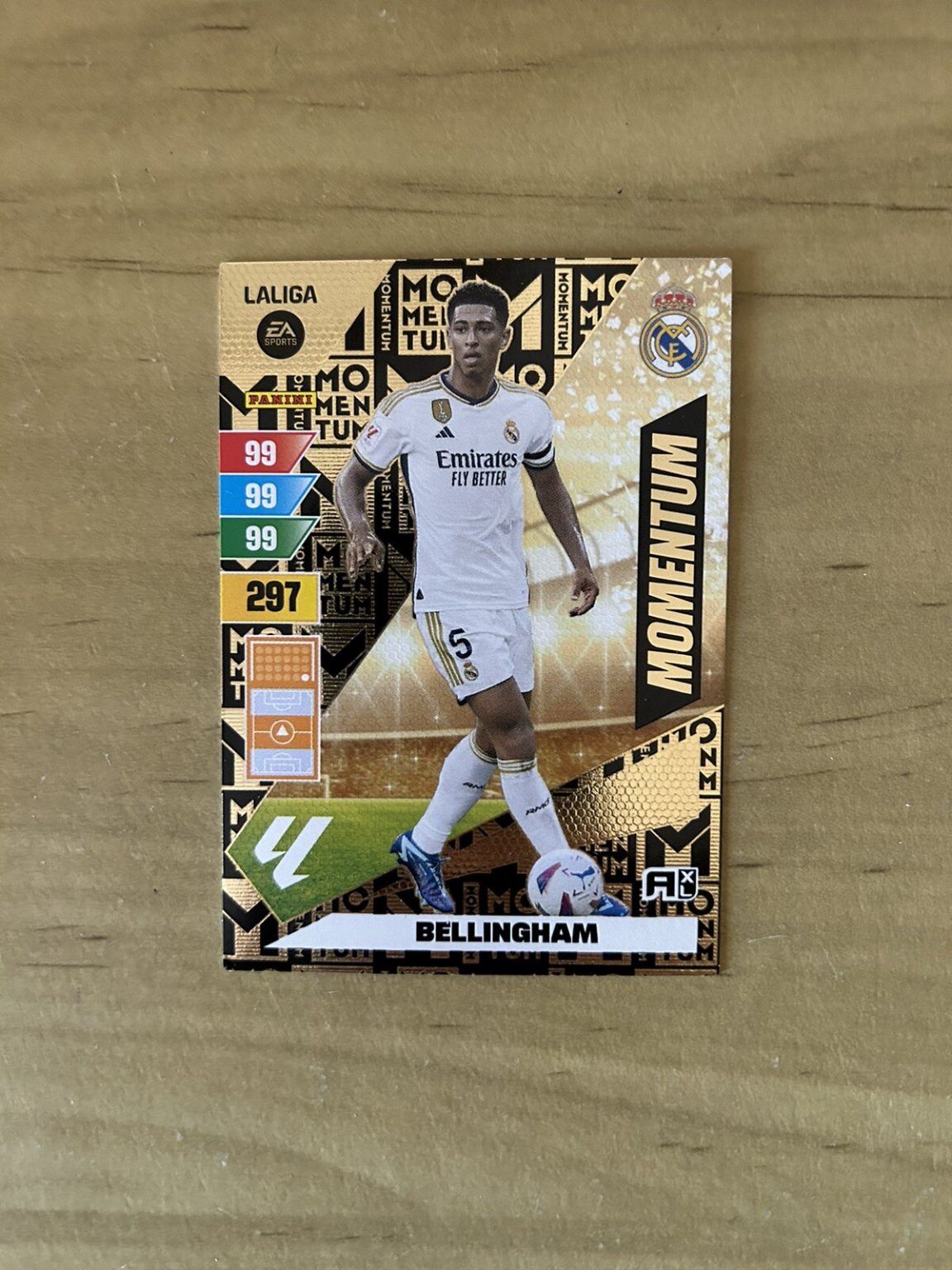 Carta Jude Bellingham Momentum Adrenalyn XL LaLiga 2023-24 Real Madrid