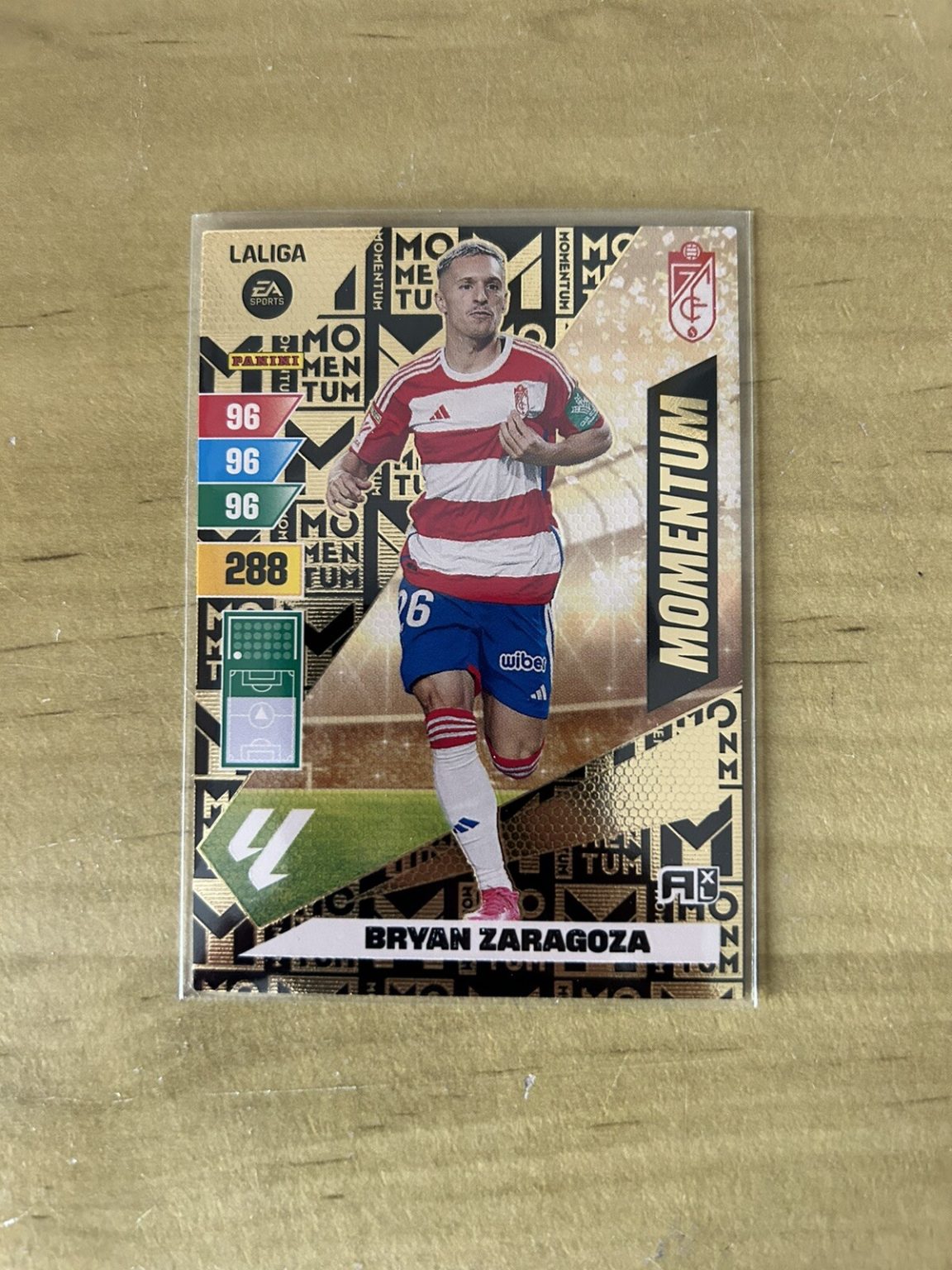 Carta Bryan Zaragoza Momentum Adrenalyn XL LaLiga 2023-24 Panini