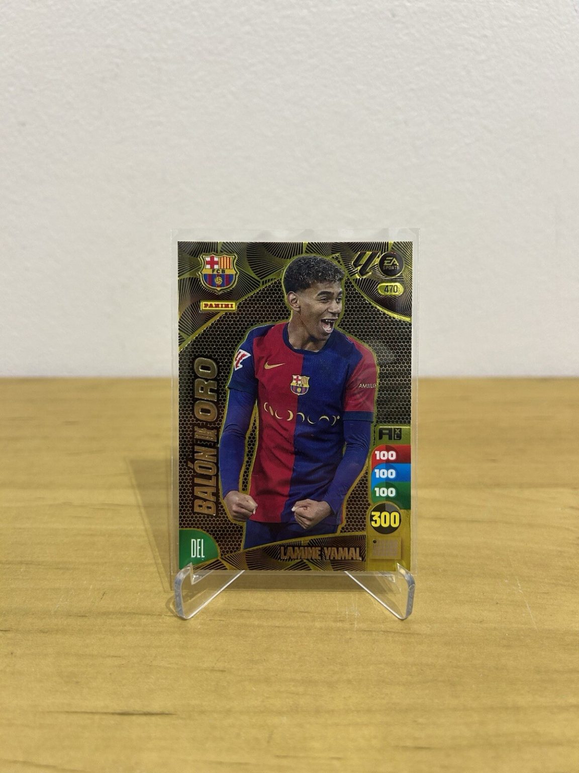 Carta Lamine Yamal Balón de Oro 470 Adrenalyn XL LaLiga 2024-25 Panini