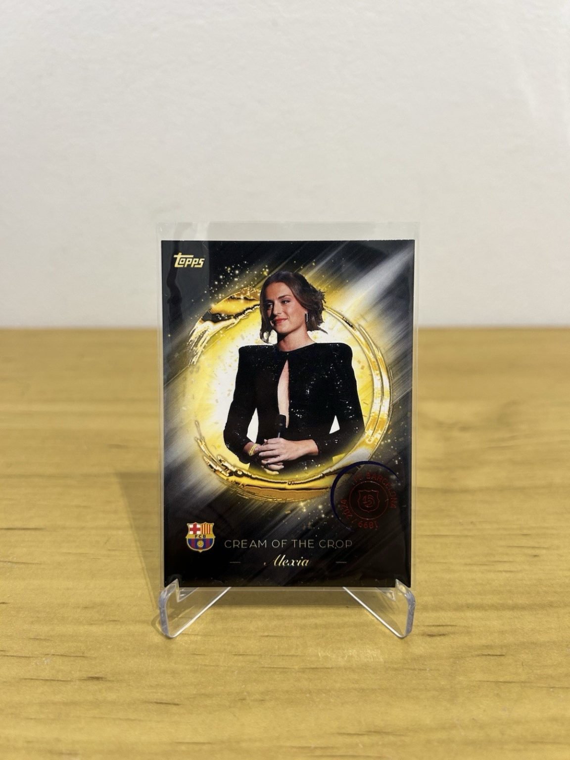 Carta Alexia Putellas Cream Of The Crop CR-1 Topps FC Barcelona 125 Aniversario