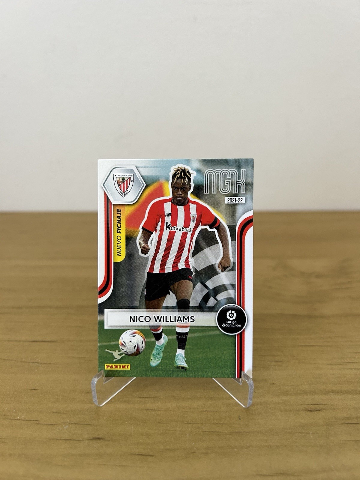 Rookie card Nico Williams 437 Megacracks LaLiga 2021-22 Panini Athletic Club