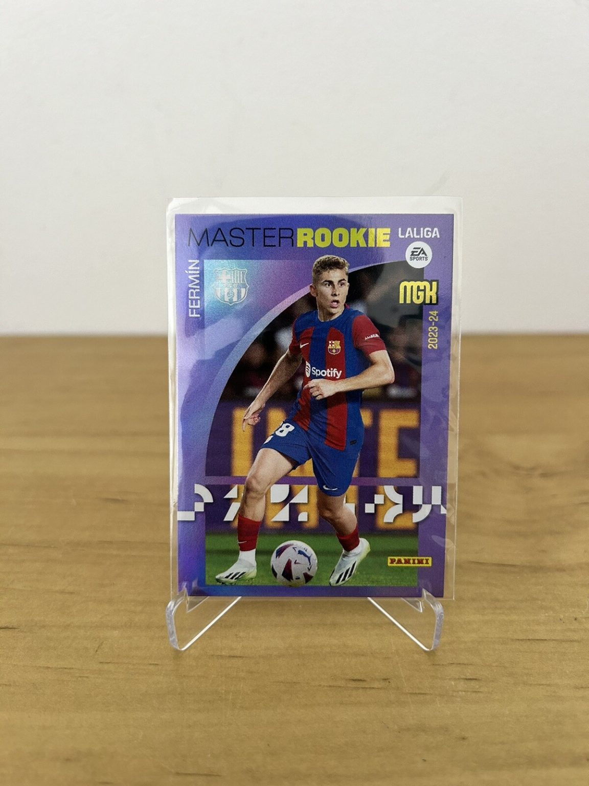 Carta Fermín López Máster Rookie 511 Megacracks LaLiga 2023-24 Panini FC Barcelona
