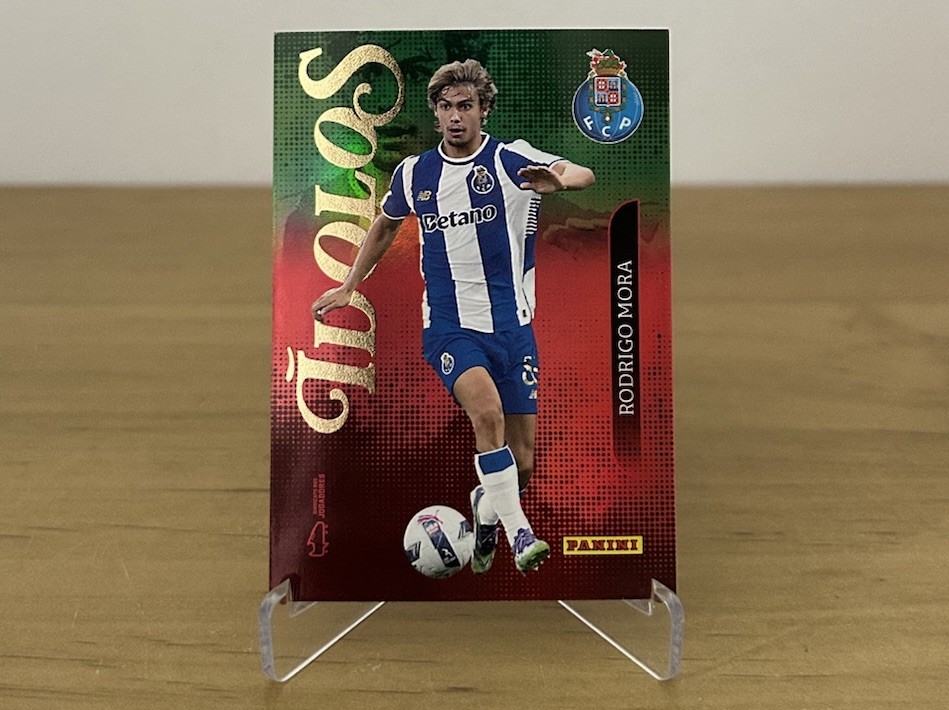 Carta Rodrigo Mora rookie insert 197 Panini Ídolos Liga Portugal 2025-26 FC Porto