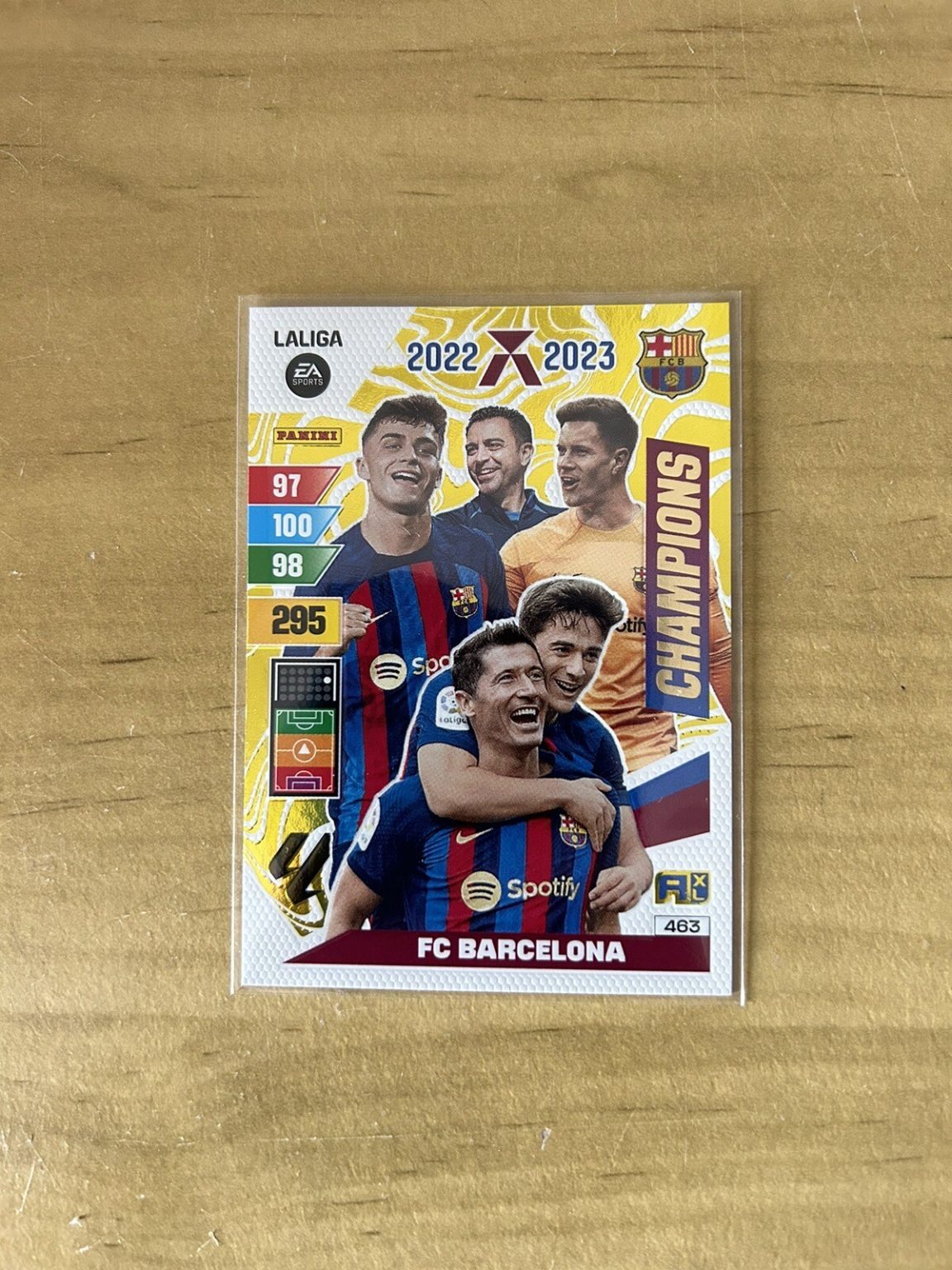 Carta Champions 463 FC Barcelona Adrenalyn XL LaLiga 2023-24 Panini