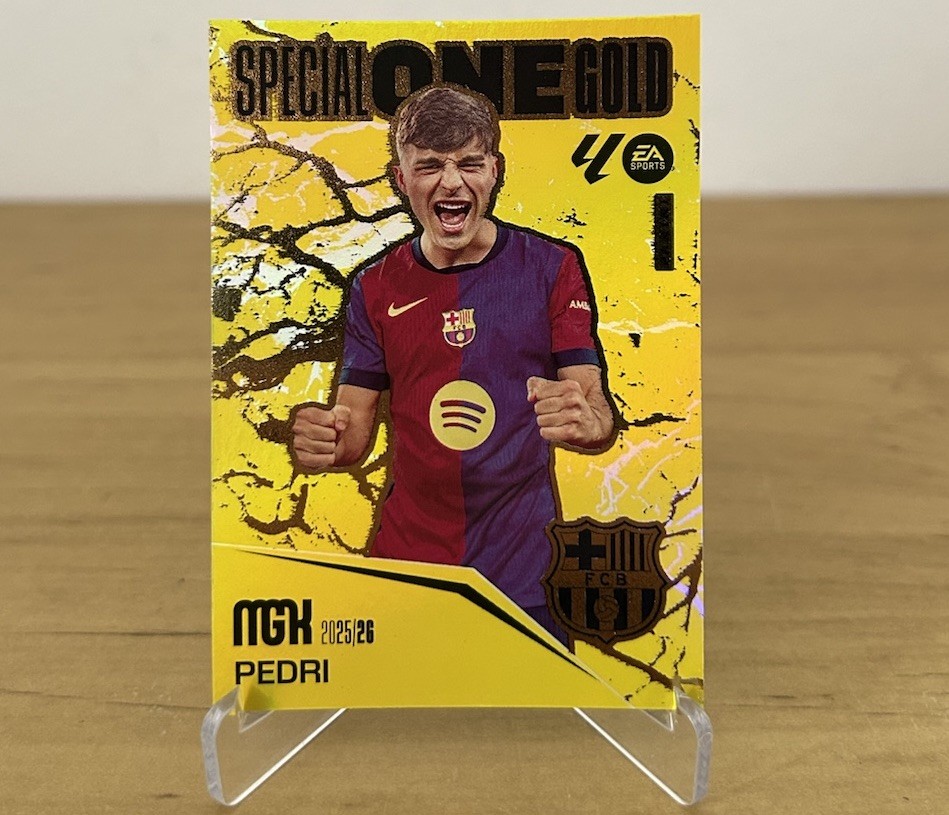 Carta Pedri Special One Gold Megacracks LaLiga 2025-26 FC Barcelona