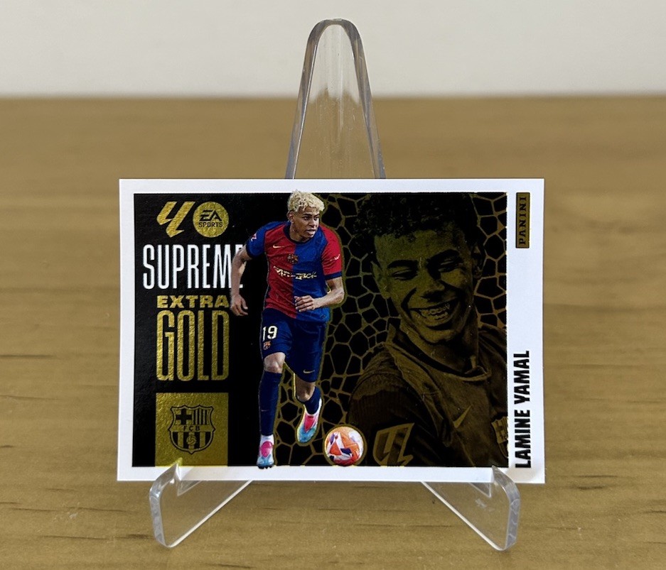 Cromo Lamine Yamal Supreme Extra Gold LaLiga Este 2025-26 Panini FC Barcelona