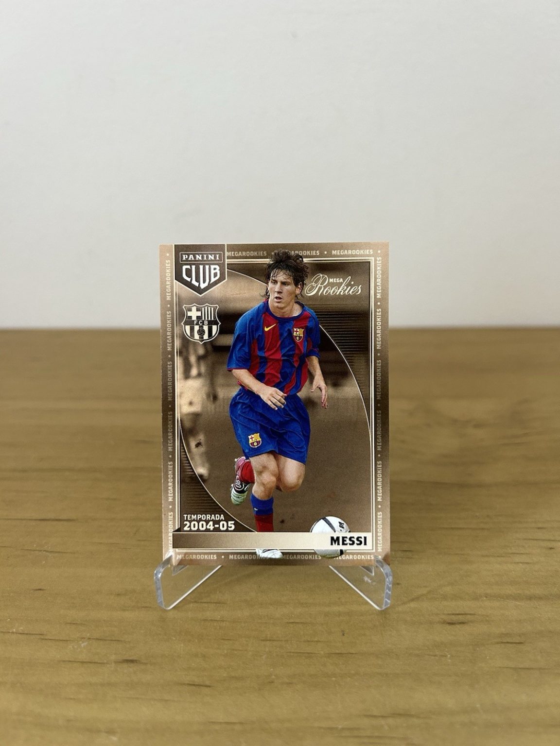 Carta Lionel Messi Mega Rookies Panini Club FC Barcelona 2024-25