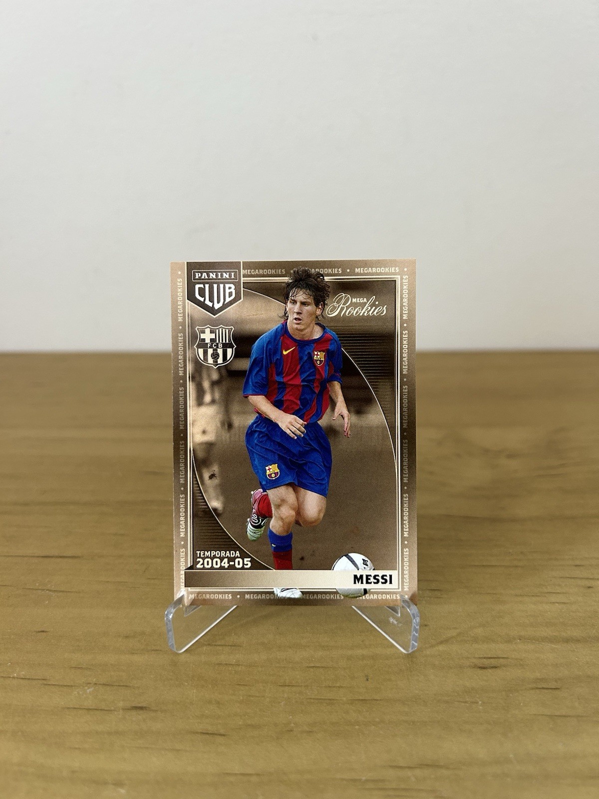Carta Lionel Messi Mega Rookies Panini Club FC Barcelona 2024-25