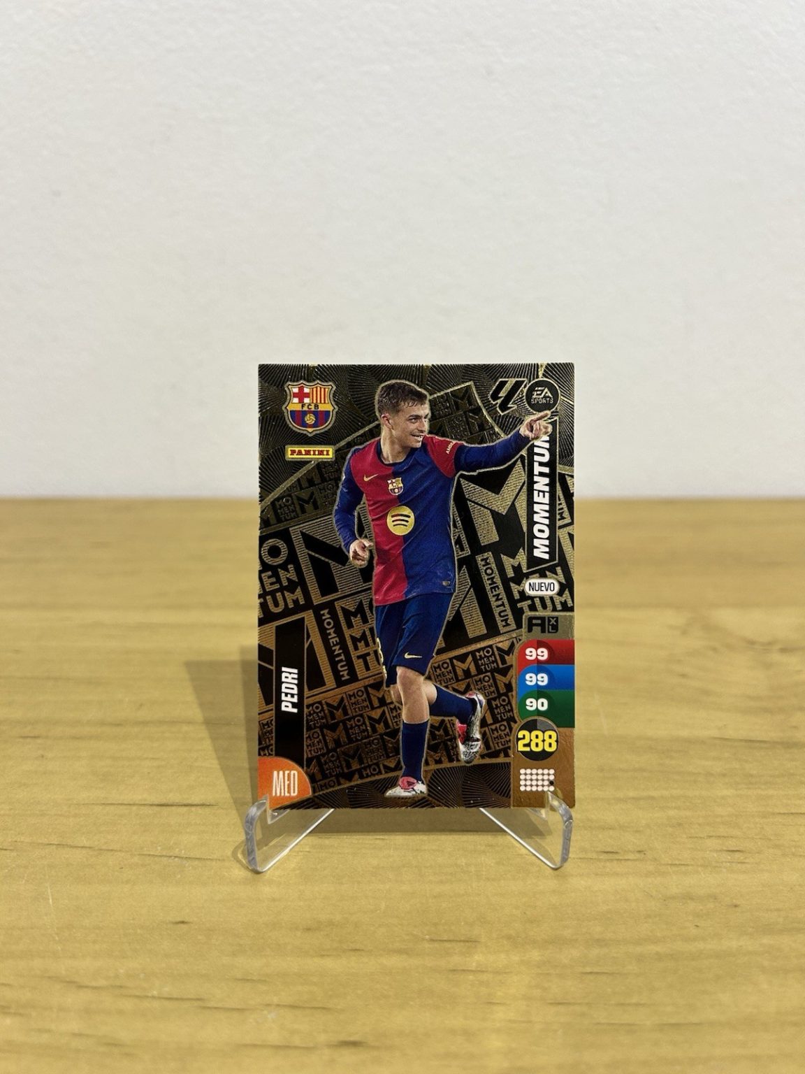 Carta Pedri Nuevo Momentum Adrenalyn XL LaLiga 2024-25 FC Barcelona