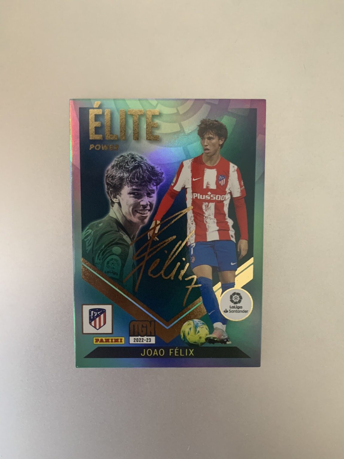 Carta João Félix Élite Power P6 Firma Megacracks LaLiga 2022-23 Atlético de Madrid