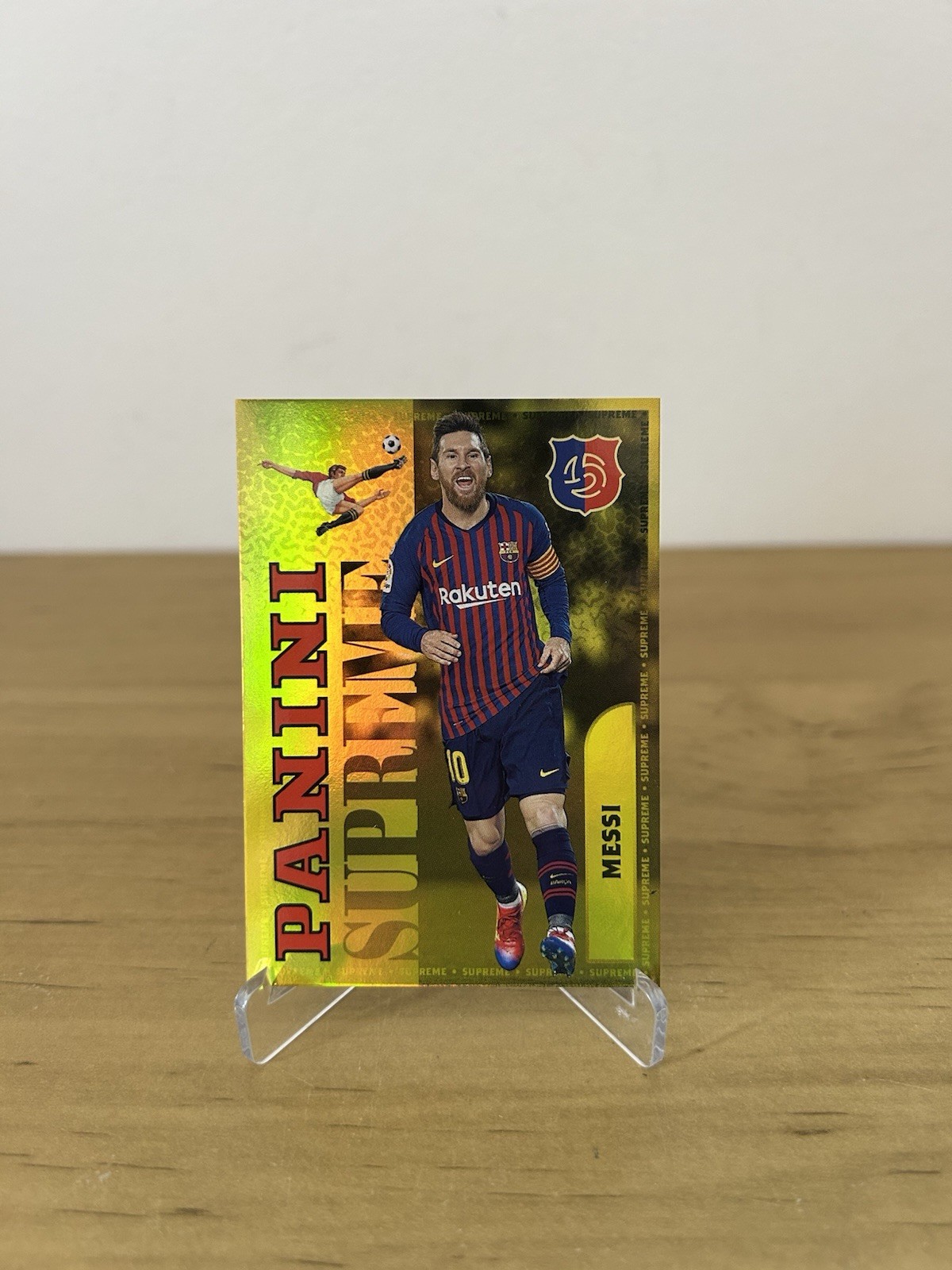 Carta Lionel Messi Supreme Gold S2 Panini Club FC Barcelona 2024-25