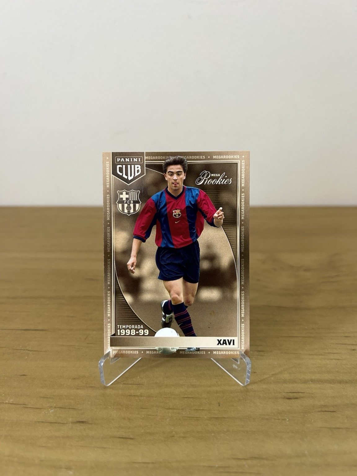 Carta Xavi Hernández Mega Rookies Panini Club FC Barcelona 2024-25