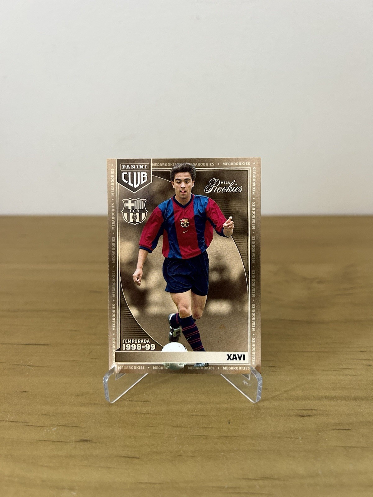 Carta Xavi Hernández Mega Rookies Panini Club FC Barcelona 2024-25