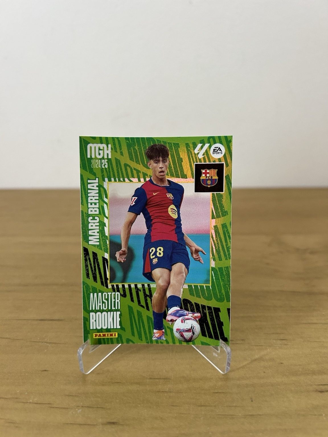 Carta Marc Bernal Máster Rookie 508 Megacracks LaLiga 2024-25 FC Barcelona