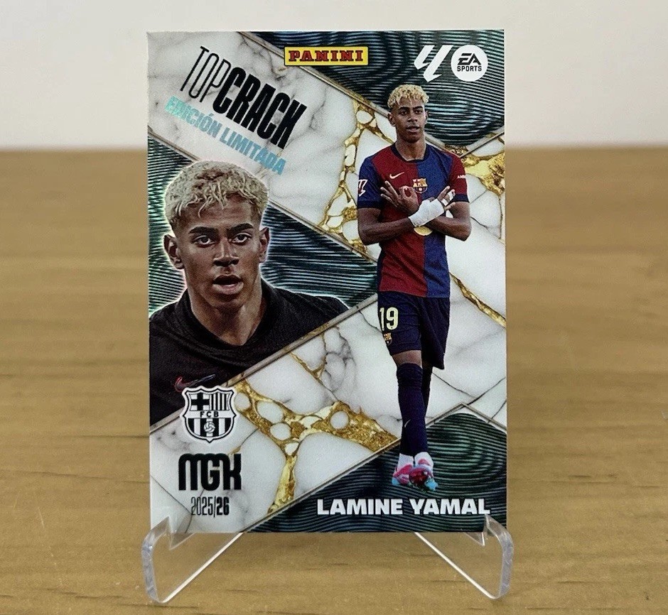 Carta Lamine Yamal Edición Limitada Megacracks LaLiga 2025-26 Panini FC Barcelona