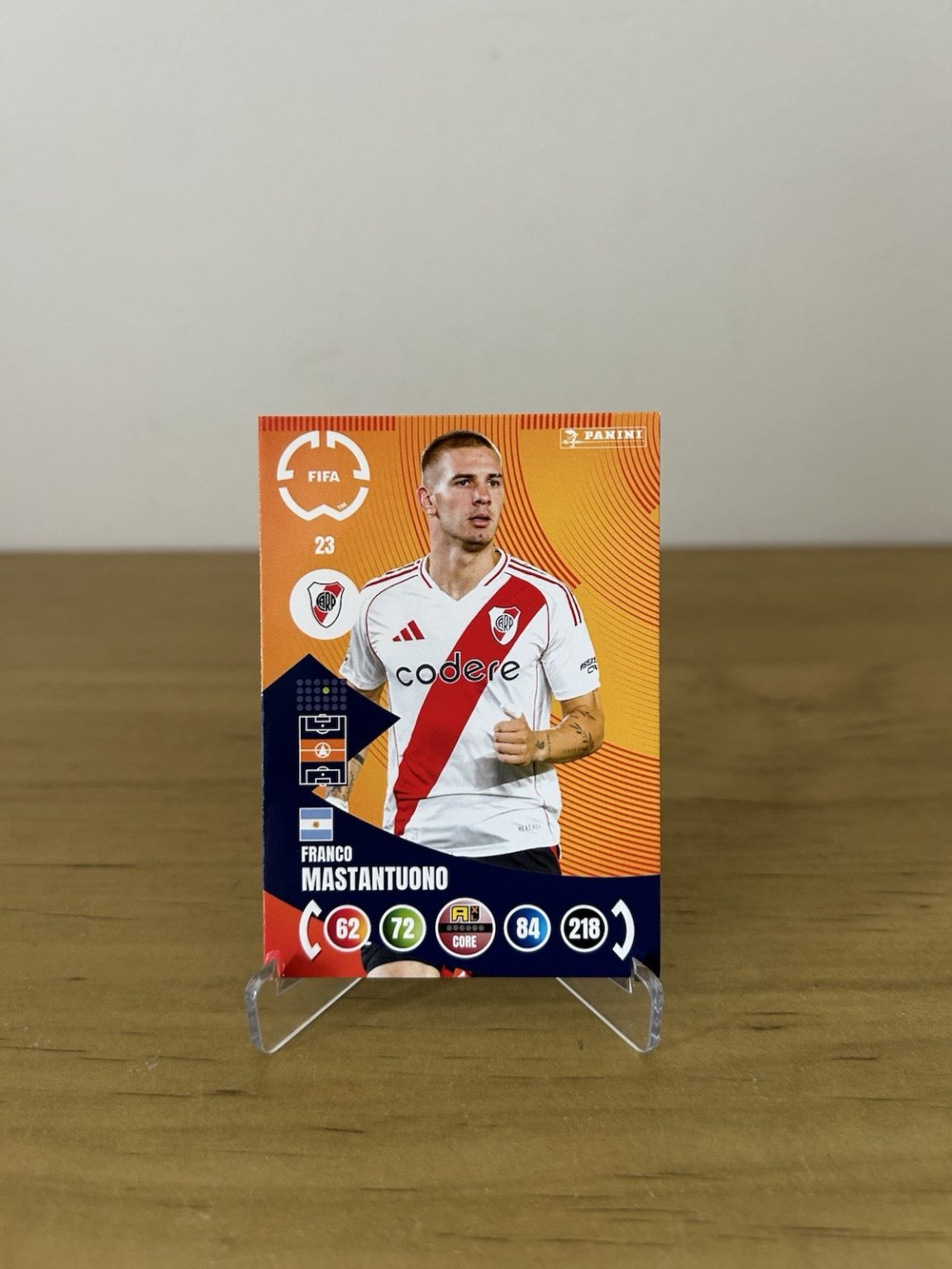 Carta Franco Mastantuono 23 Adrenalyn XL FIFA Club World Cup 2025 River Plate