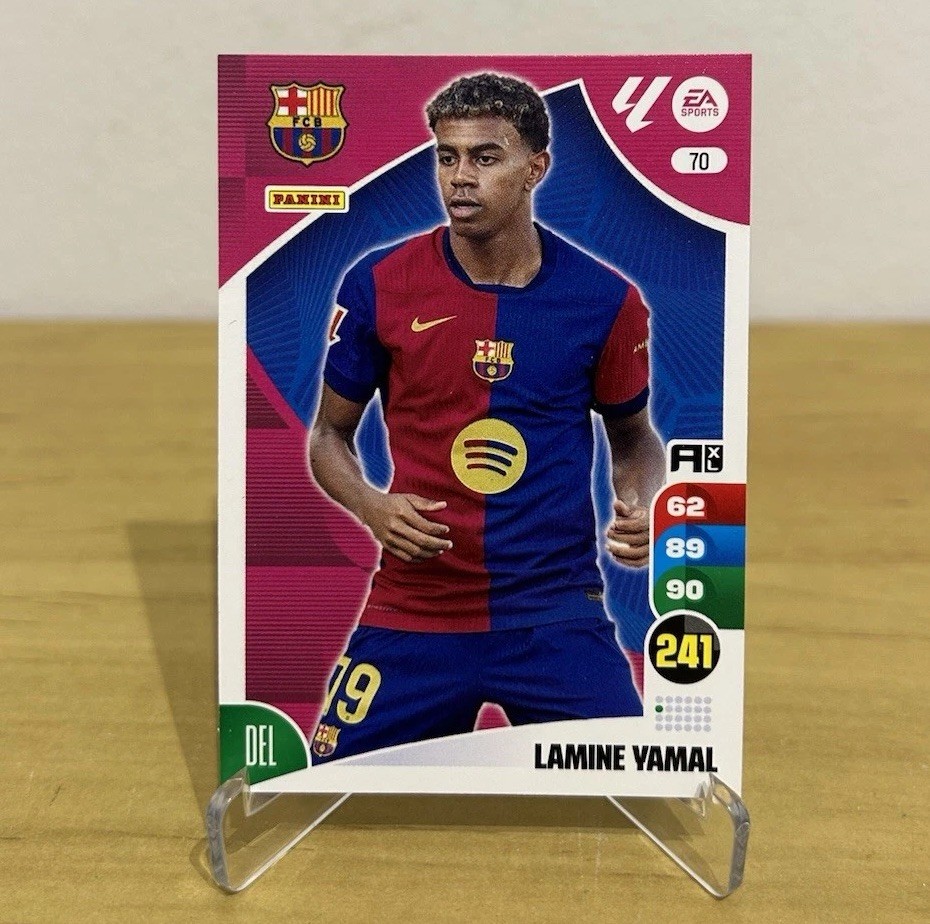Carta Lamine Yamal 70 Adrenalyn XL LaLiga 2024-25 Panini FC Barcelona