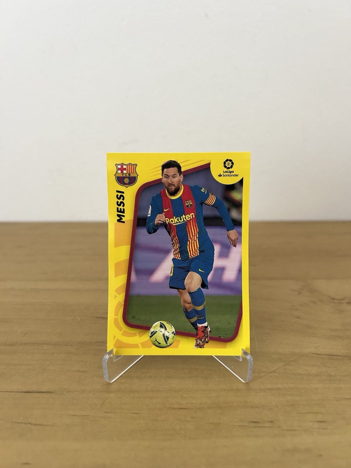 Cromo Lionel Messi 3 LaLiga Este 2021-22 Panini FC Barcelona