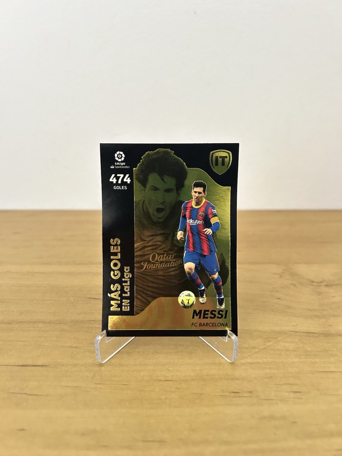 Cromo Lionel Messi 3 La Isla del Tesoro LaLiga Este 2021-22 Panini