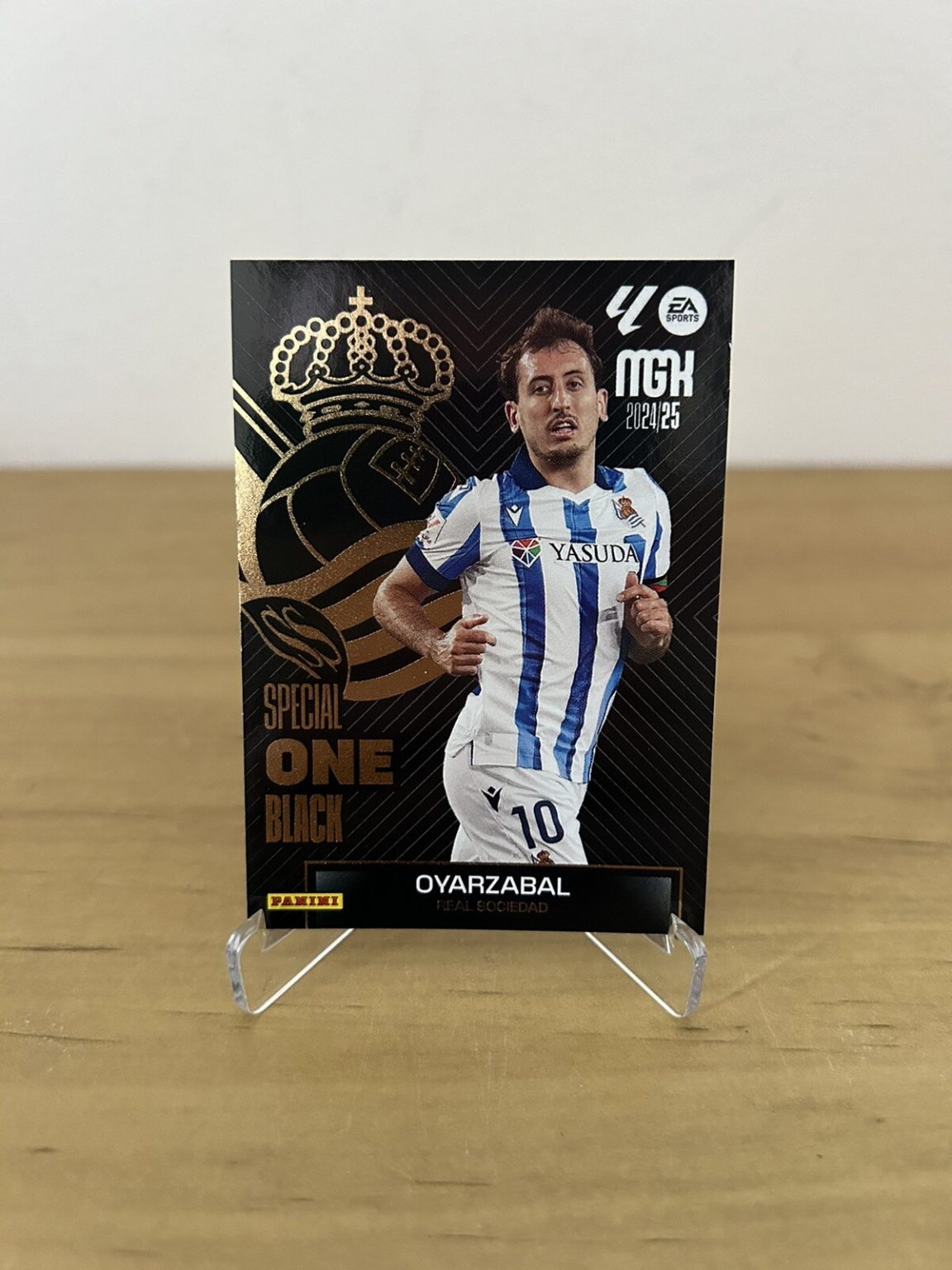 Carta Mikel Oyarzabal Special One Black Megacracks LaLiga 2024-25 Real Sociedad